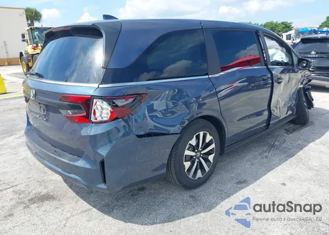 2025 Honda Odyssey Ex-L z USA, uszkodzony, nr VIN 5FNRL6H62SB088905